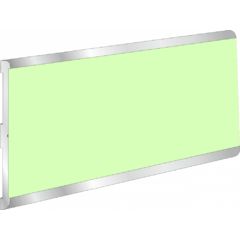 Плоский алюминиевый профиль для стен Jessup GloBrite 9001 "Стандарт"