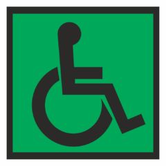 Знак DSW01 "Доступность для инвалидов всех категорий"