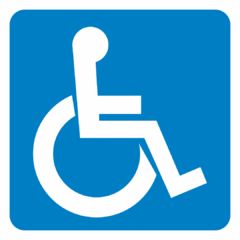 Знак DSW17 "Парковка для инвалидов"
